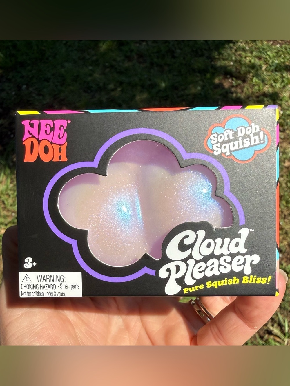 Needoh Cloud Pleaser Soft Doh Squish - Iridescent Purple AUTHENTIC